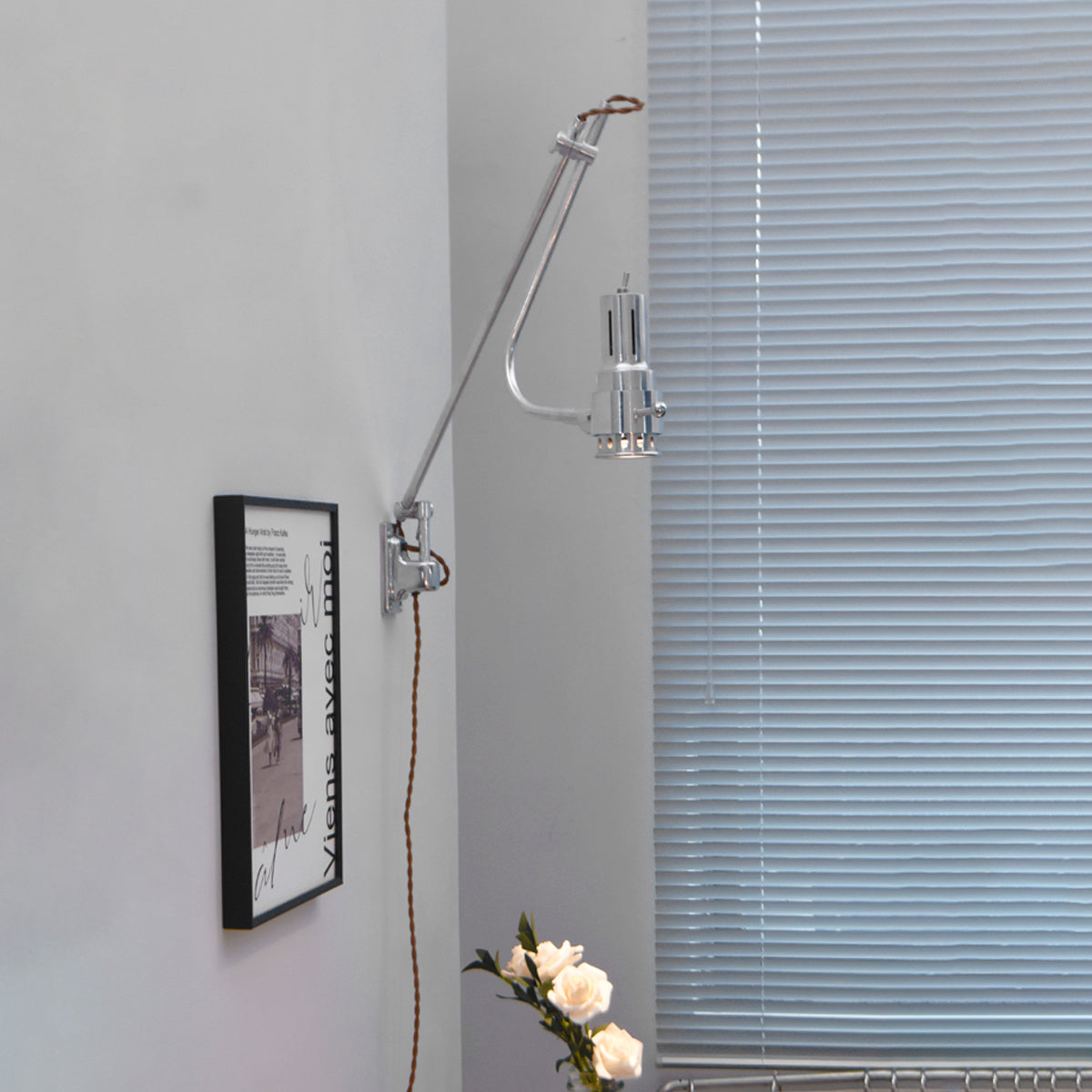 Ersolis Vintage Industrial Swing Arm Sconce Wall Lamp - Letslighting
