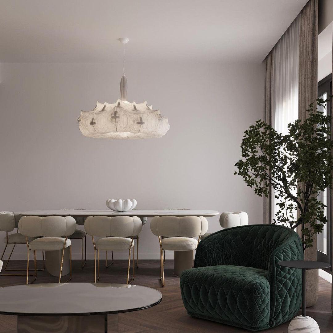 Marcel Chandelier Cocoon Resin Crystal Glow - Letslighting