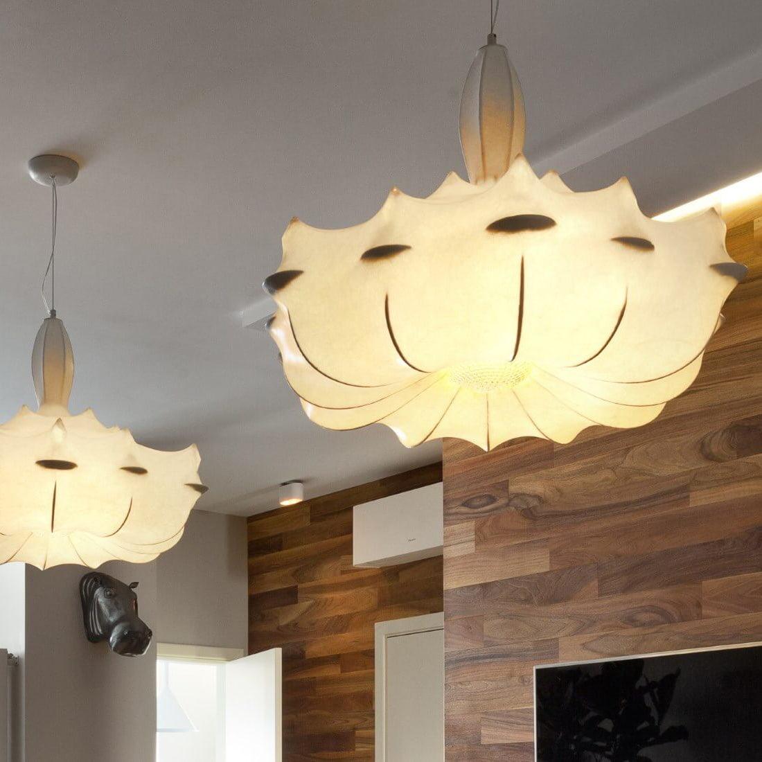 Marcel Chandelier Cocoon Resin Crystal Glow - Letslighting