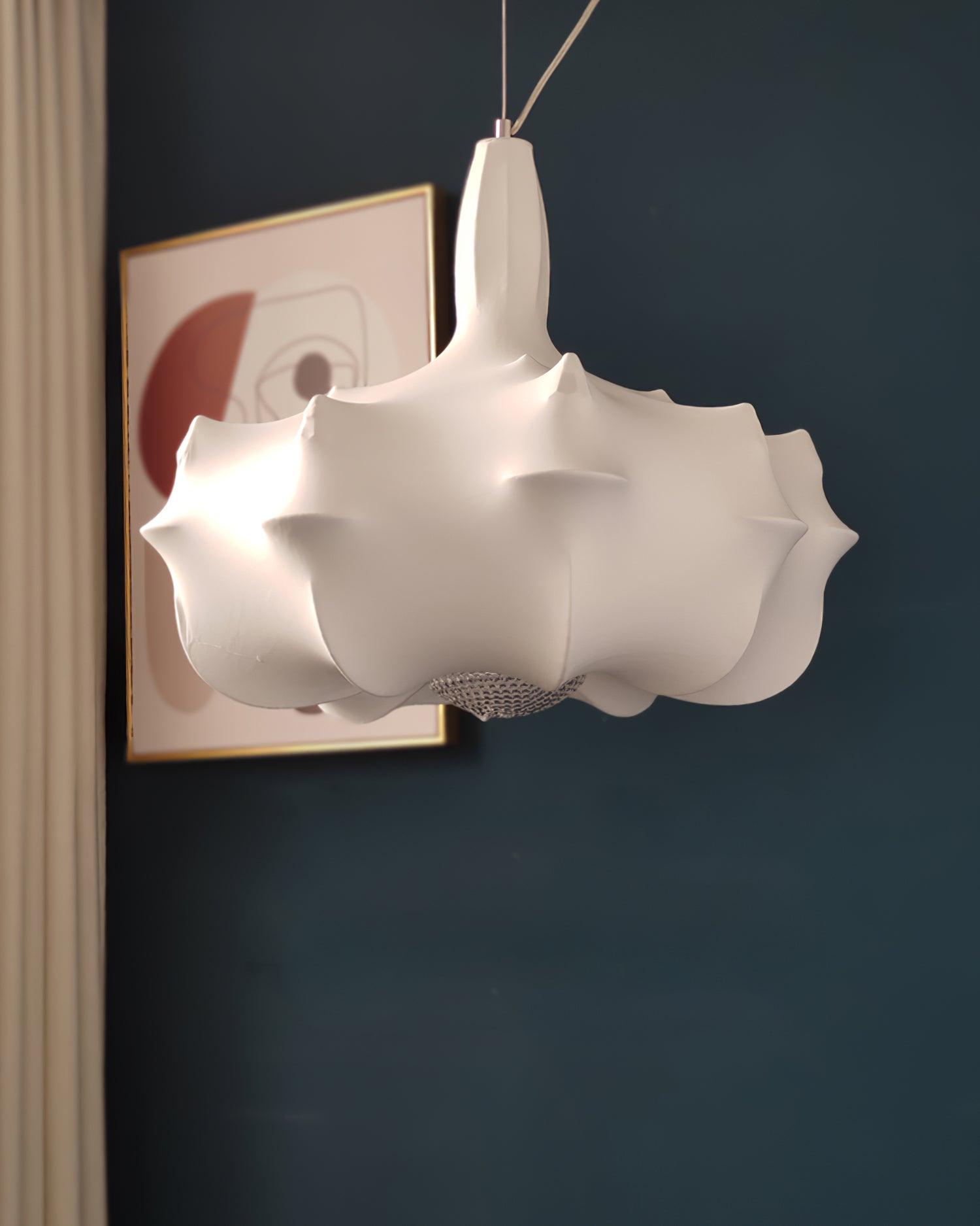 Marcel Chandelier Cocoon Resin Crystal Glow - Letslighting