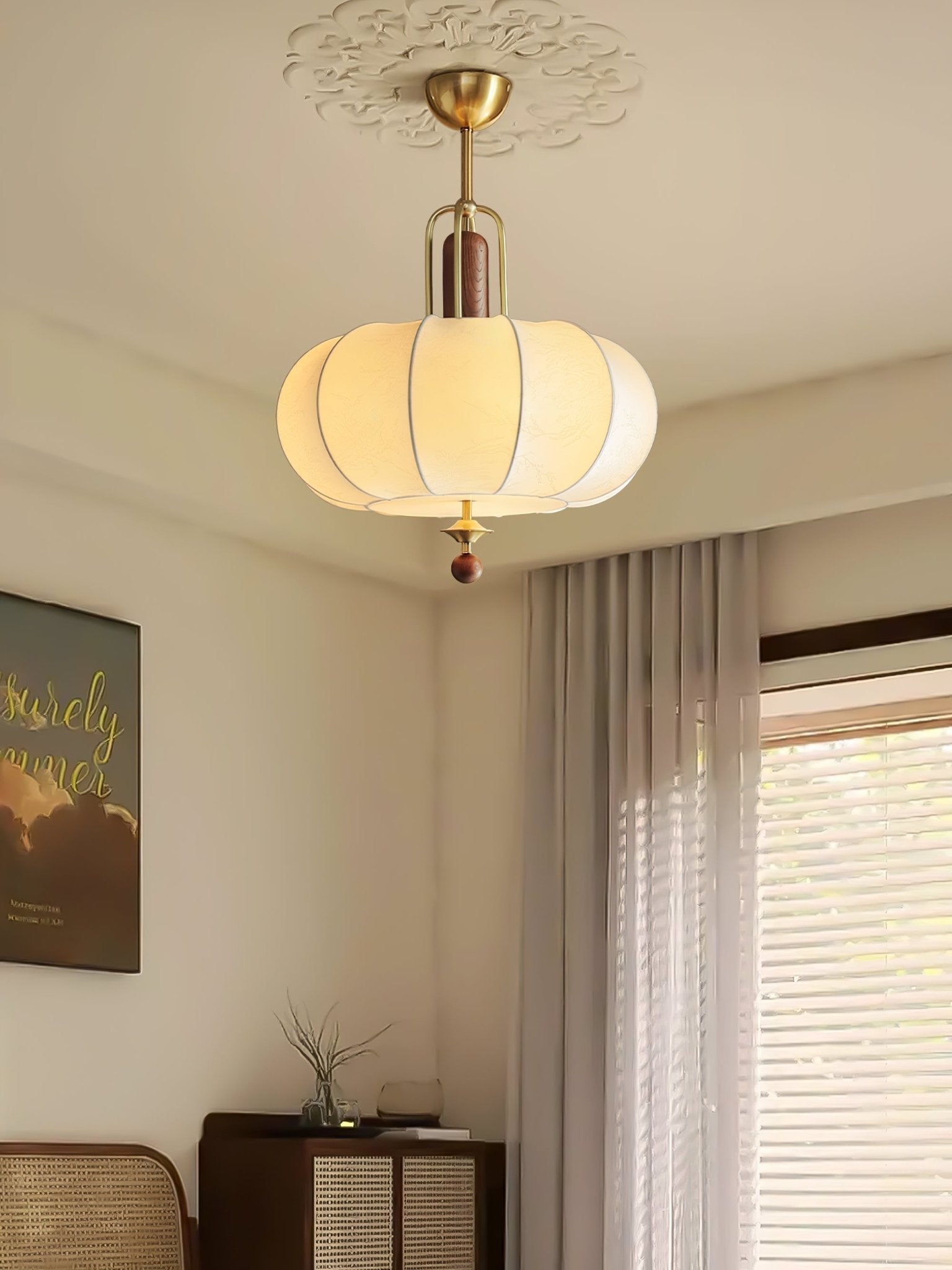 Solis Retro Gold Pendant Lamp - Letslighting
