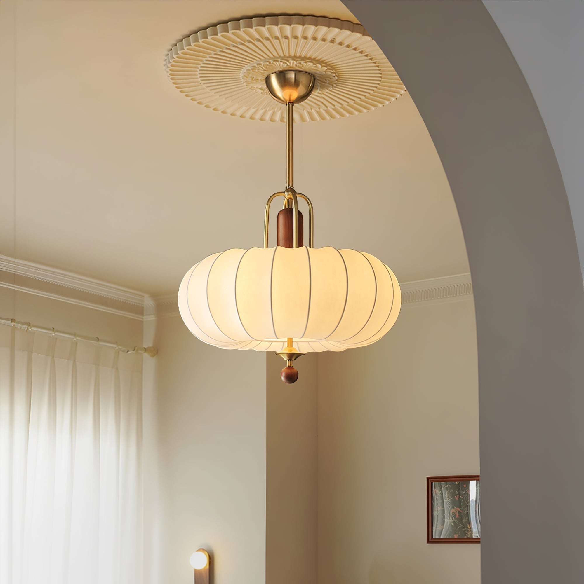 Solis Retro Gold Pendant Lamp - Letslighting