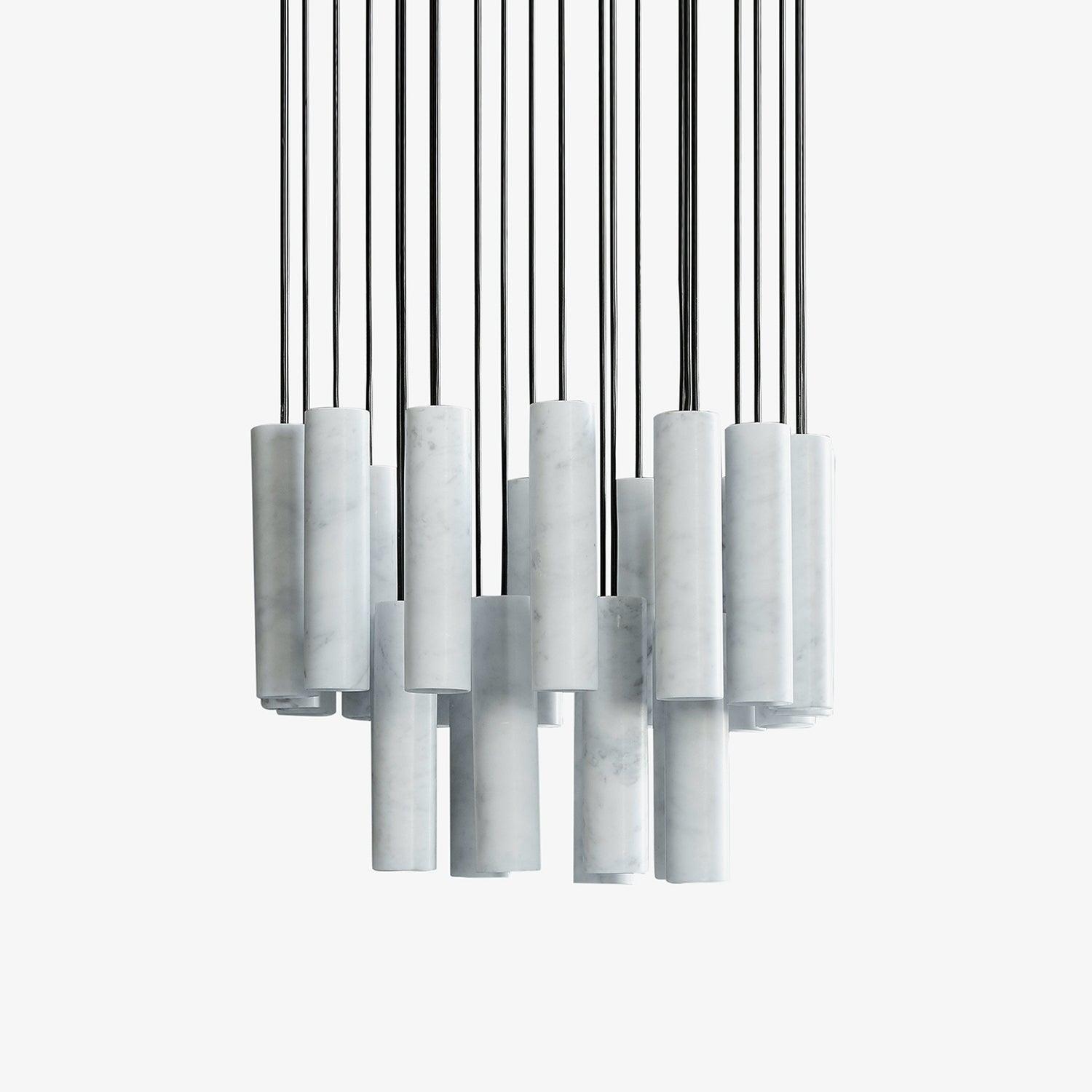 Nyxara Cluster Alabaster Pendant Light - Letslighting