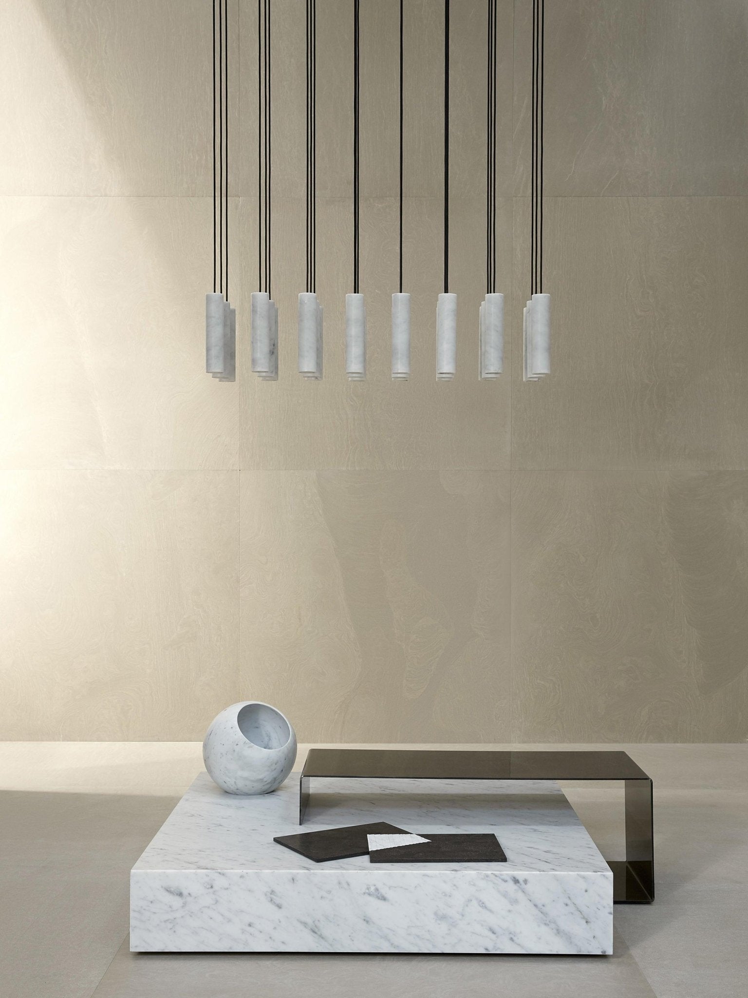 Nyxara Cluster Alabaster Pendant Light - Letslighting