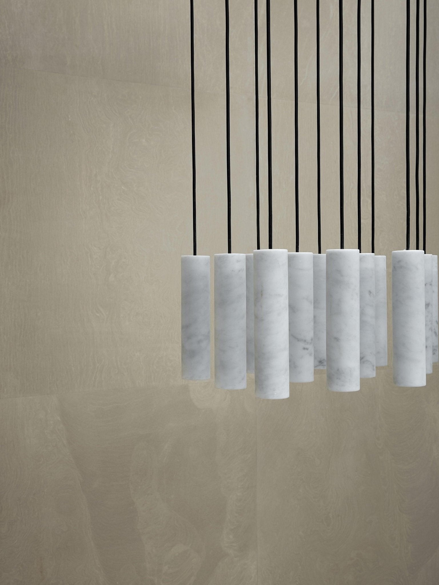 Nyxara Cluster Alabaster Pendant Light - Letslighting