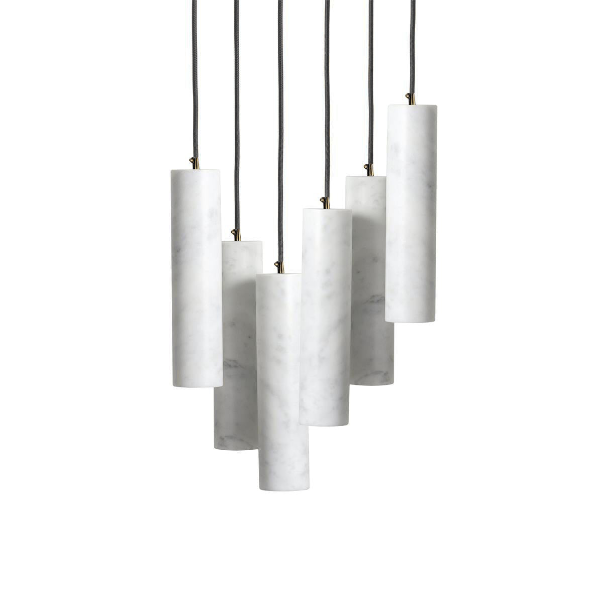 Nyxara Cluster Alabaster Pendant Light - Letslighting