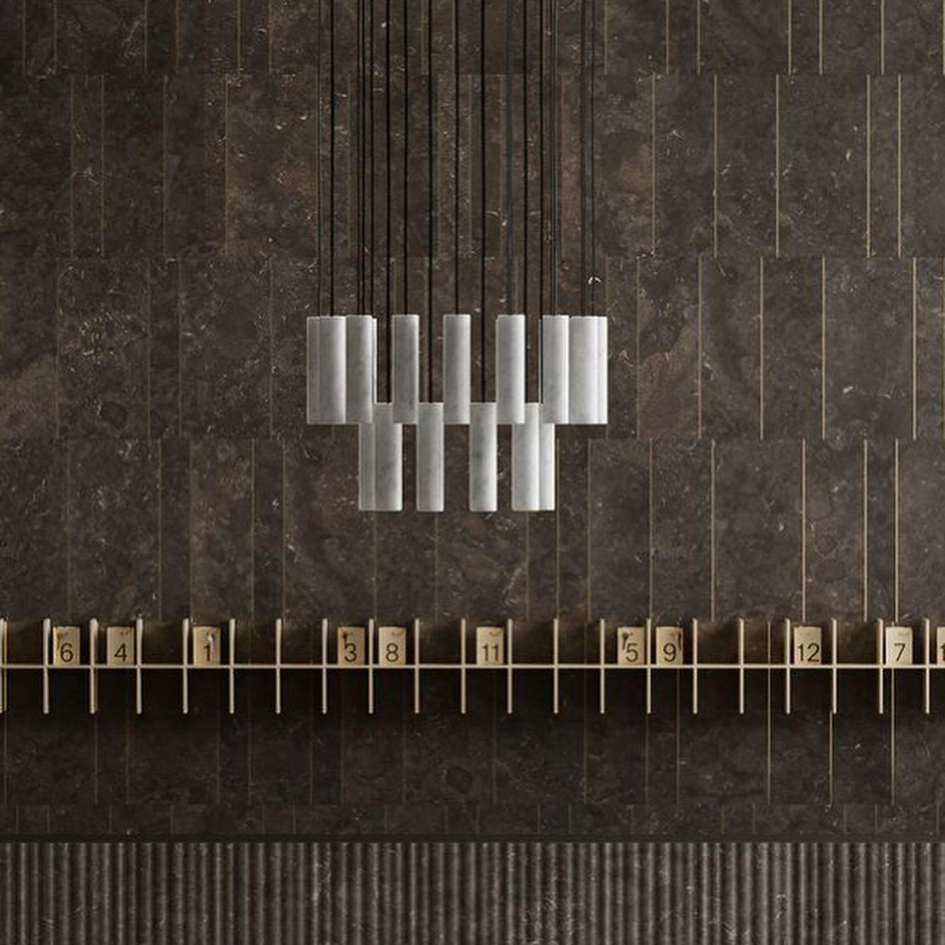 Nyxara Cluster Alabaster Pendant Light - Letslighting