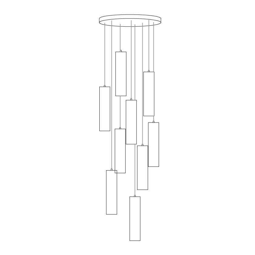 Nyxara Cluster Alabaster Pendant Light - Letslighting