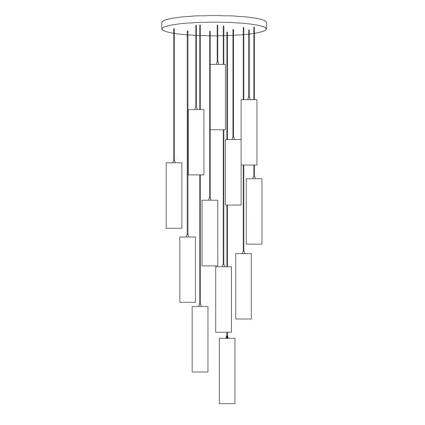 Nyxara Cluster Alabaster Pendant Light - Letslighting