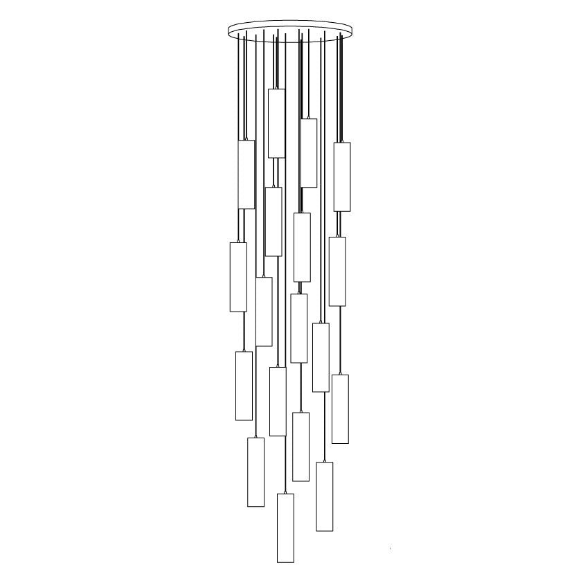 Nyxara Cluster Alabaster Pendant Light - Letslighting