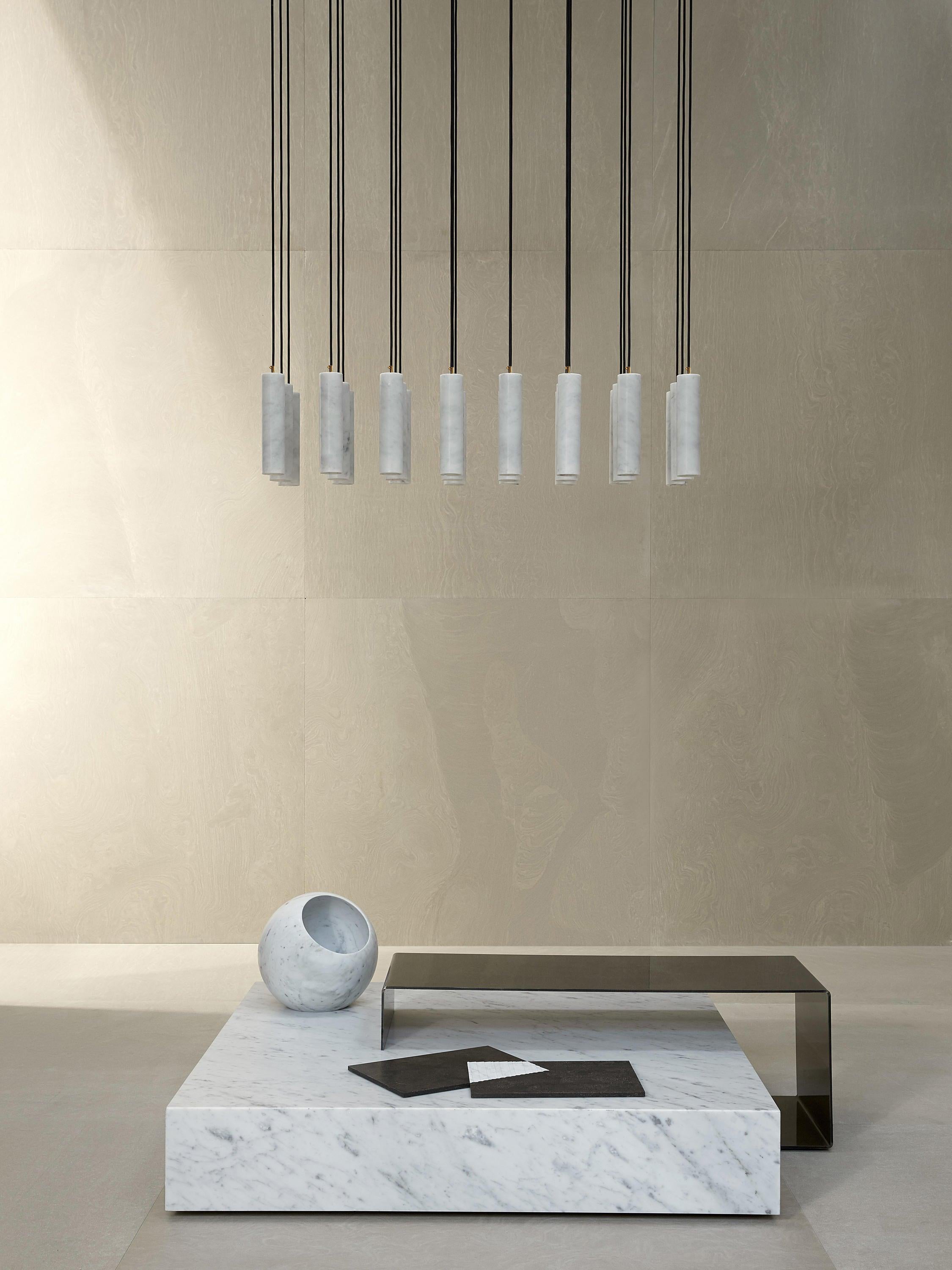 Nyxara Cluster Alabaster Pendant Light - Letslighting