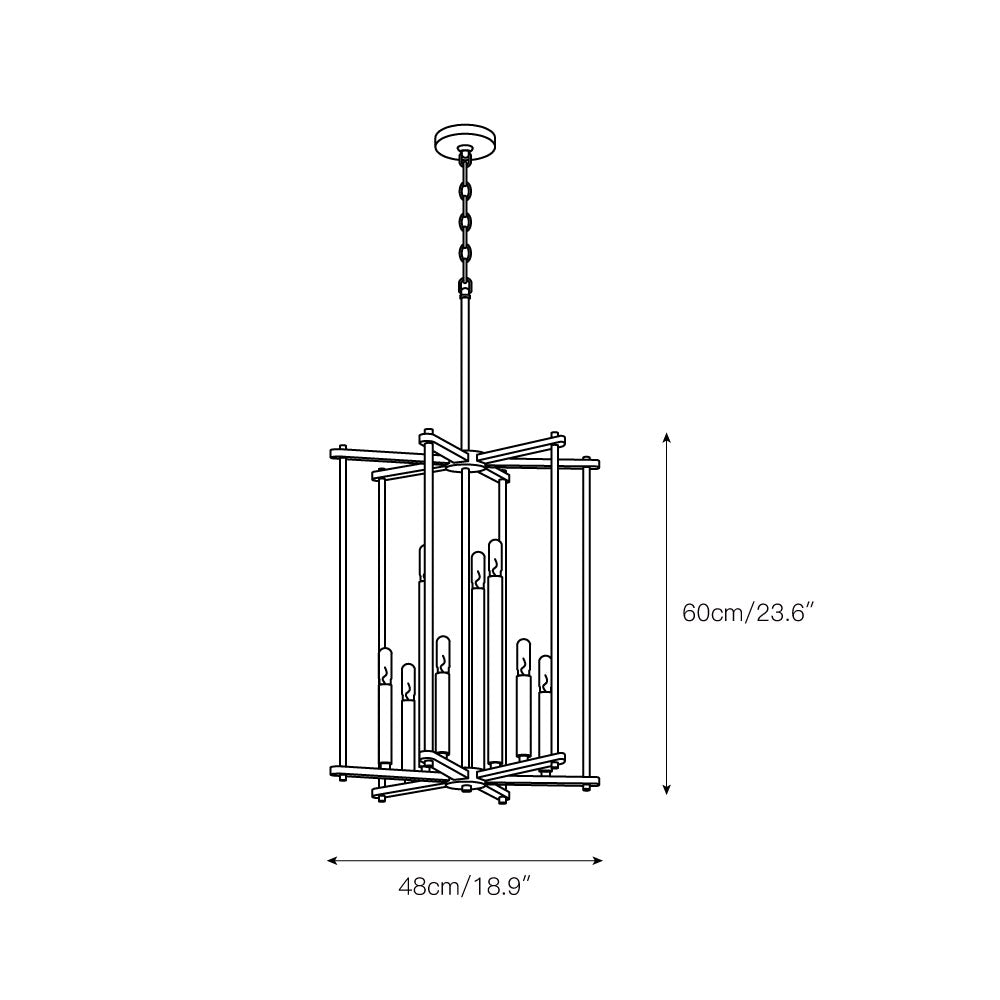 Nynora Vintage Industrial Pendant Lamp - Letslighting