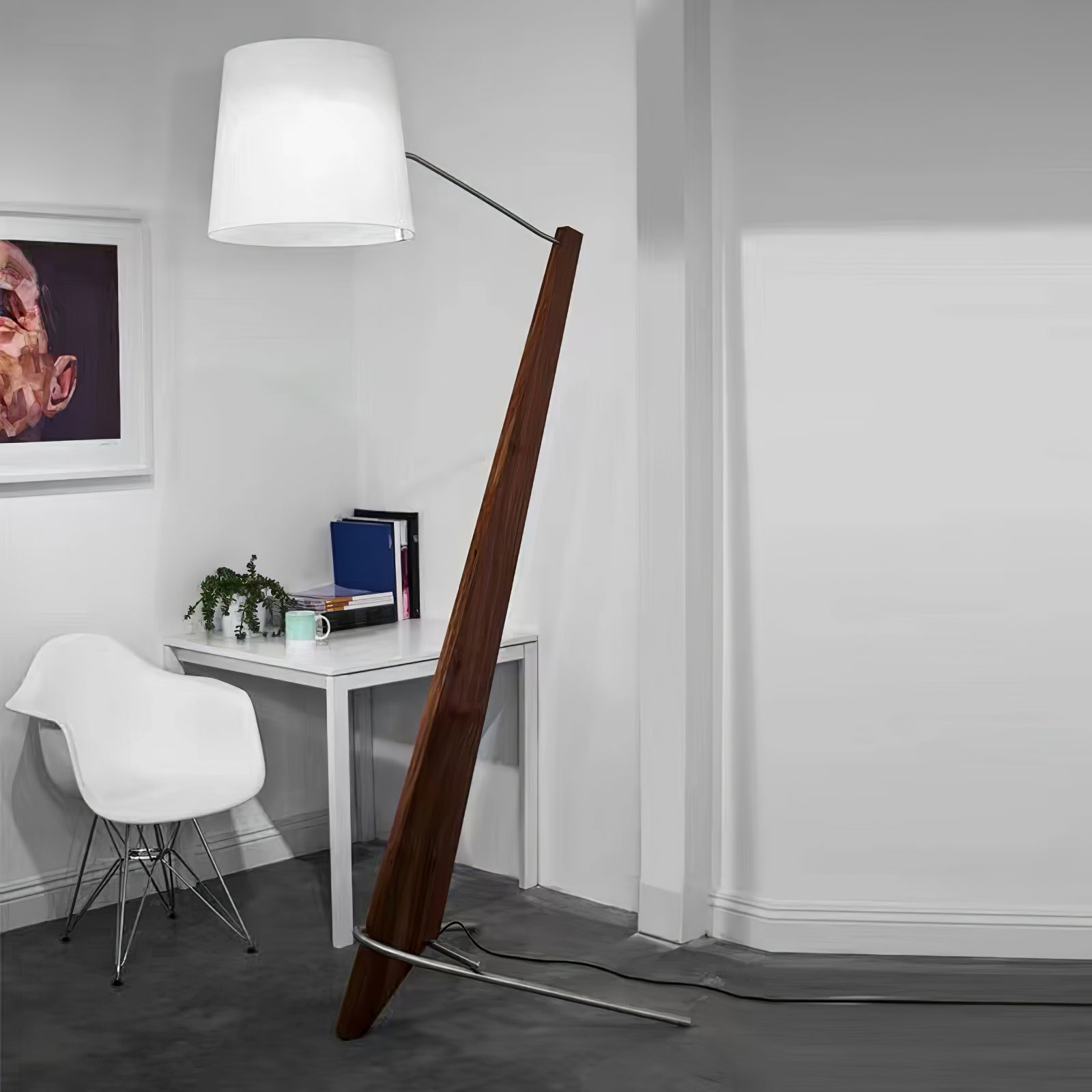 Torix Wood Fabric Floor Lamp - Letslighting