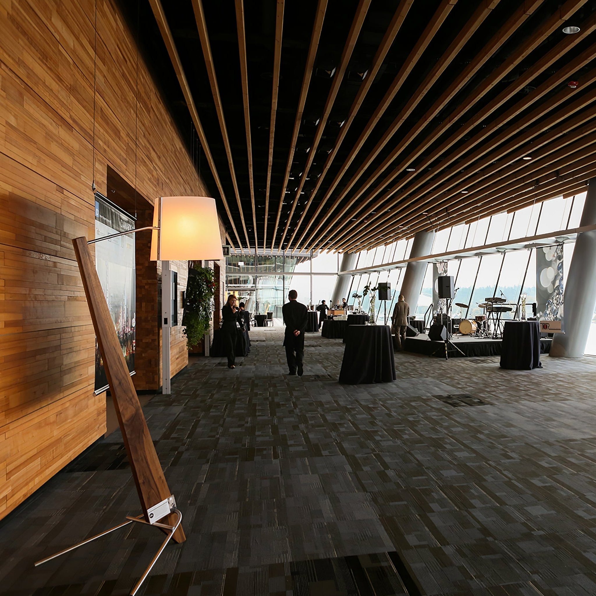 Torix Wood Fabric Floor Lamp - Letslighting