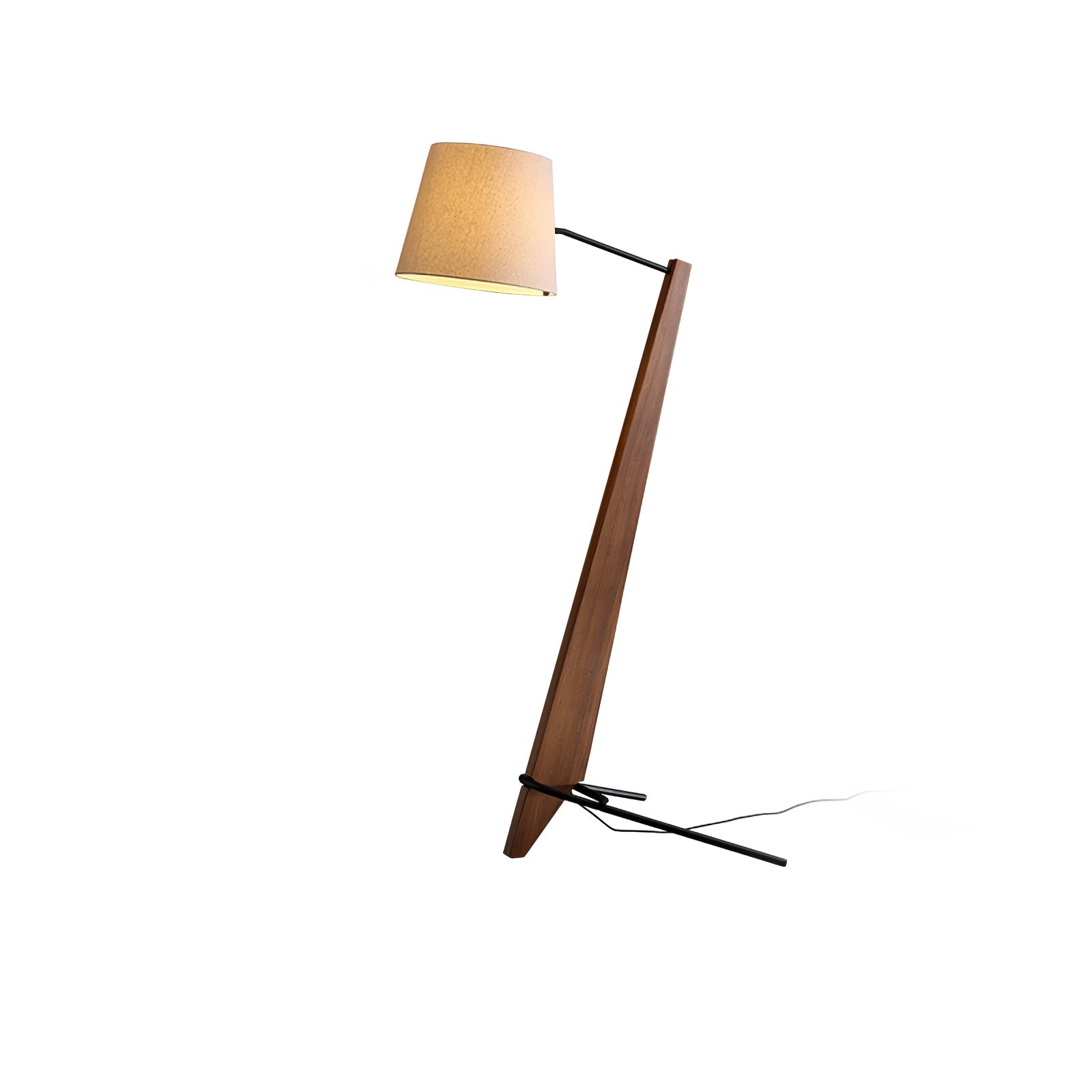 Torix Wood Fabric Floor Lamp - Letslighting