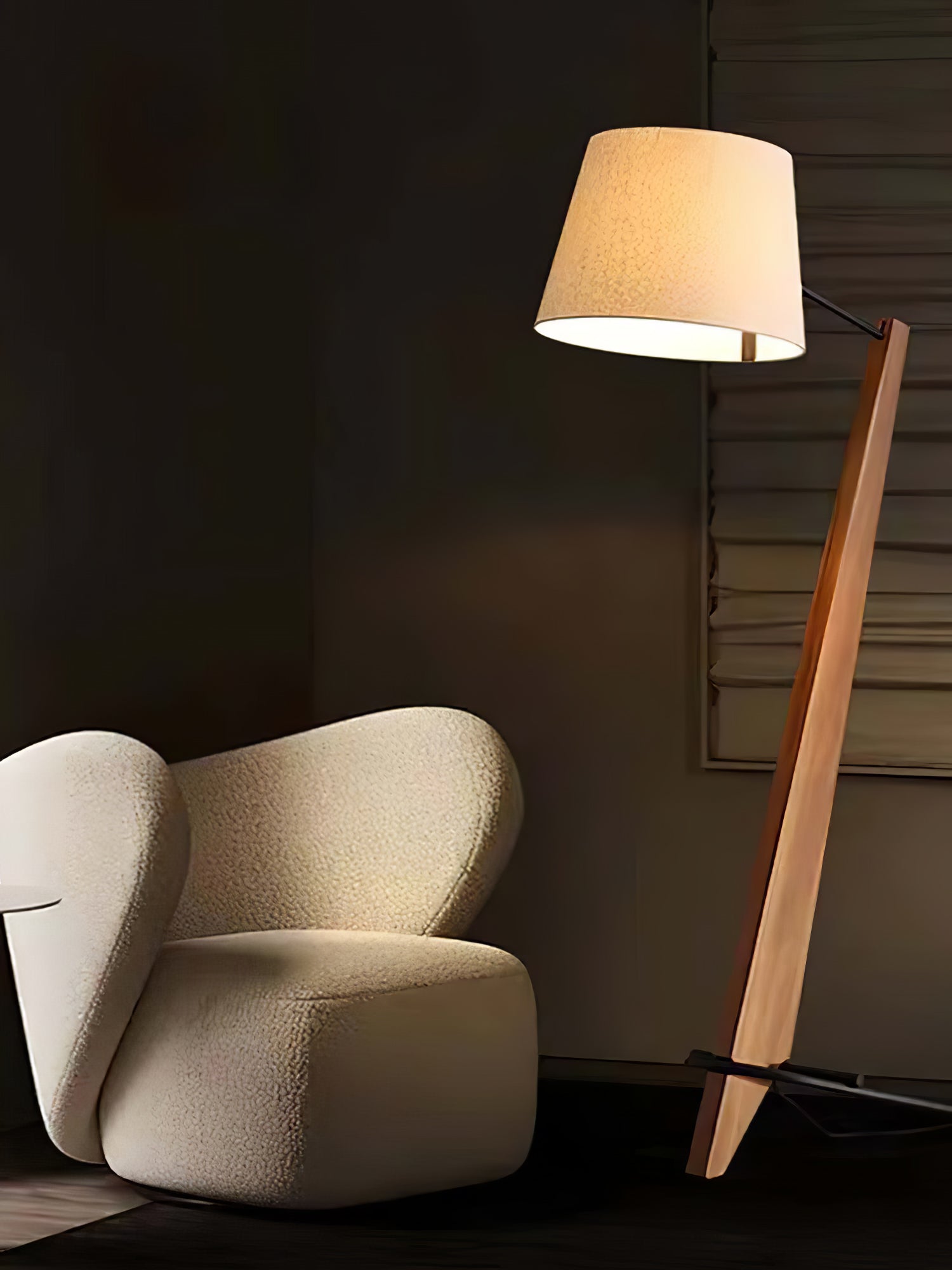 Torix Wood Fabric Floor Lamp - Letslighting