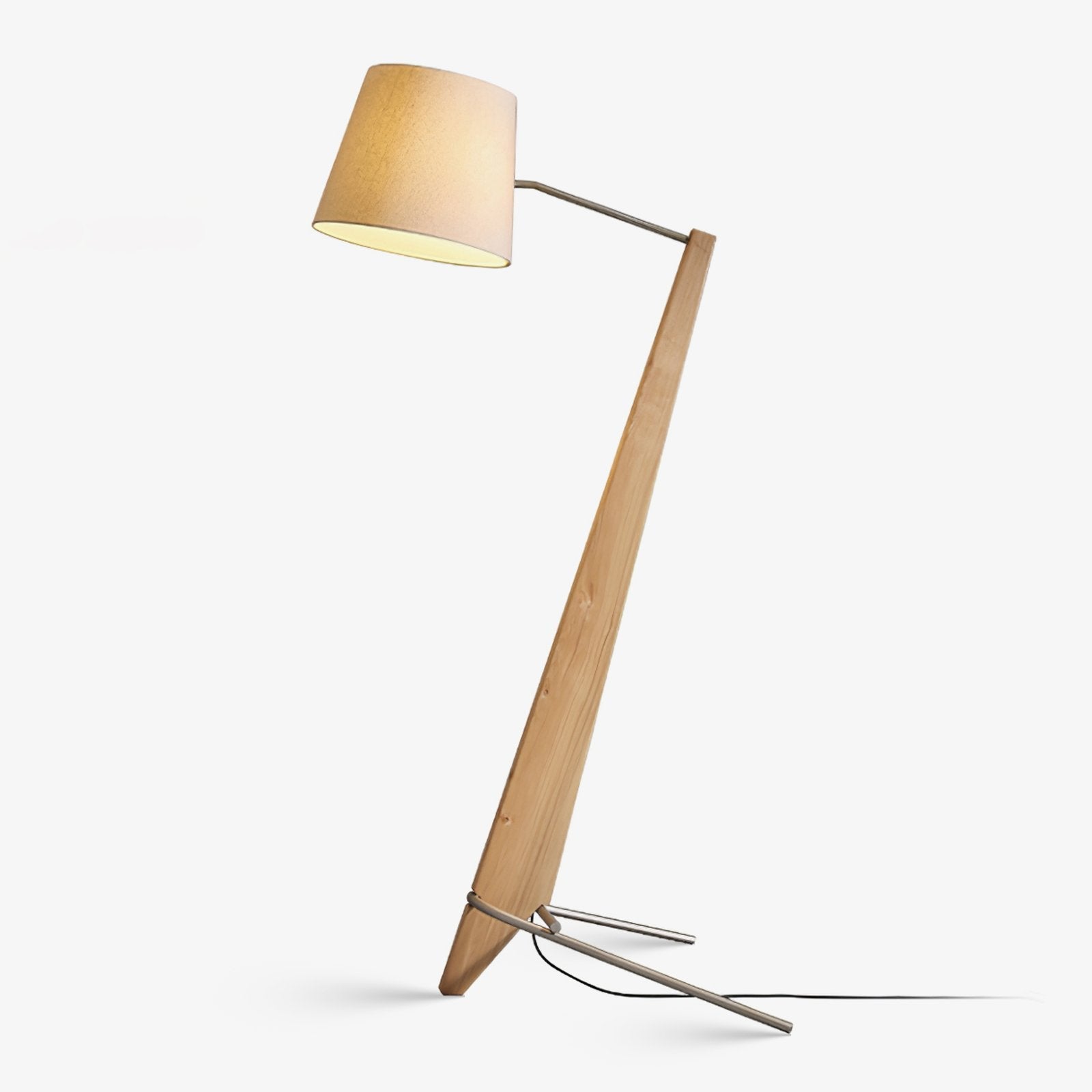 Torix Wood Fabric Floor Lamp - Letslighting