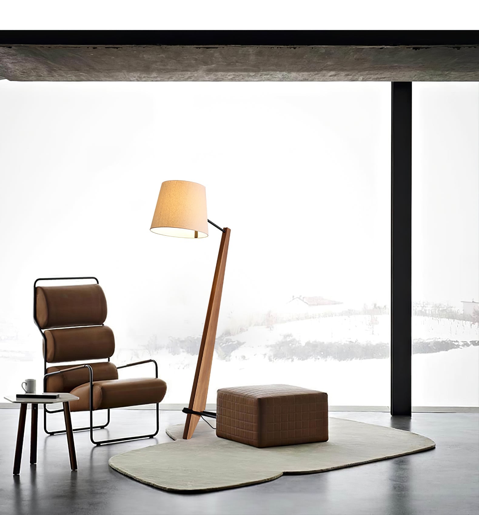 Torix Wood Fabric Floor Lamp - Letslighting