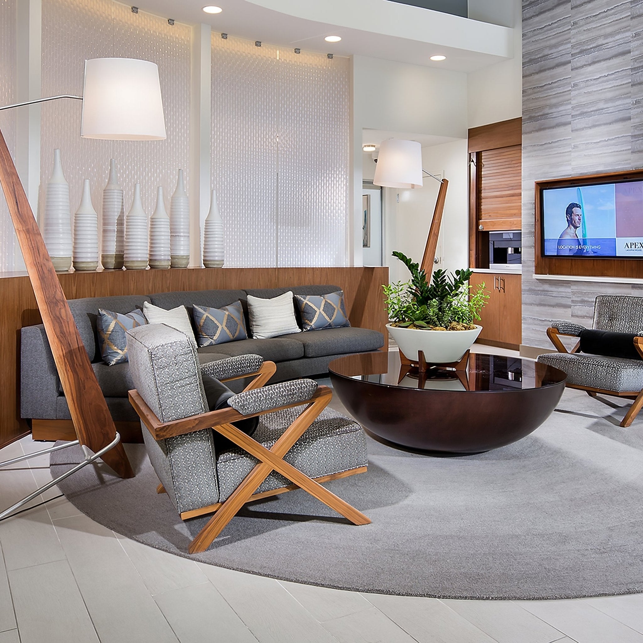 Torix Wood Fabric Floor Lamp - Letslighting