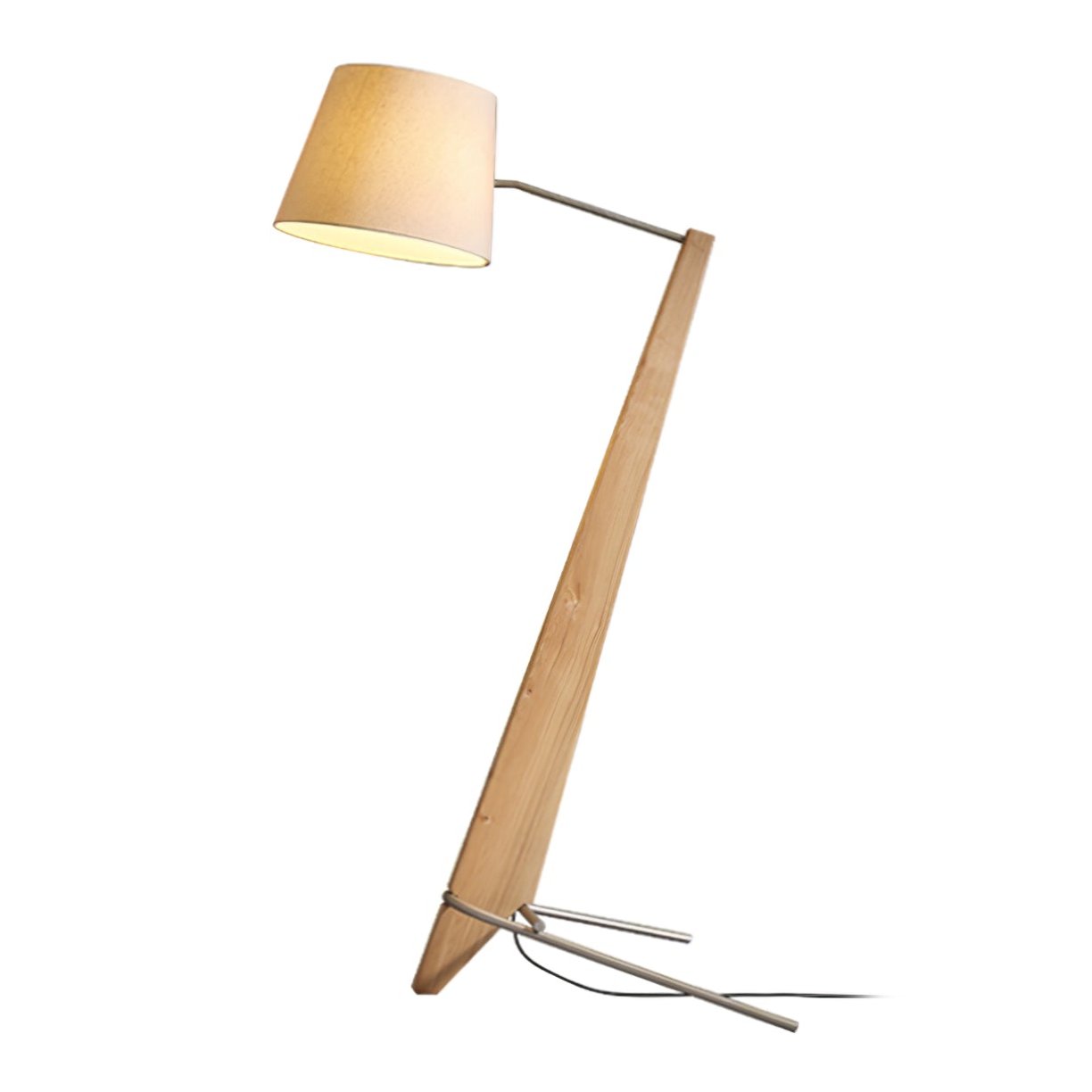 Torix Wood Fabric Floor Lamp - Letslighting