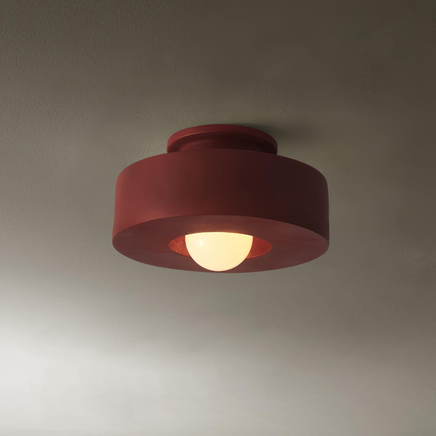 Lustra Ceiling Lamp Simon Resin Cylindrical - Letslighting