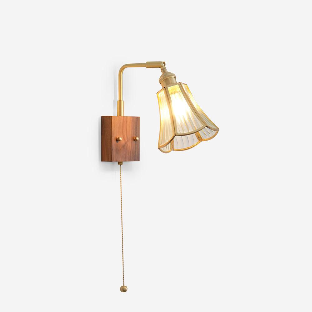 Simone Wall Lamp Floral Glass - Letslighting