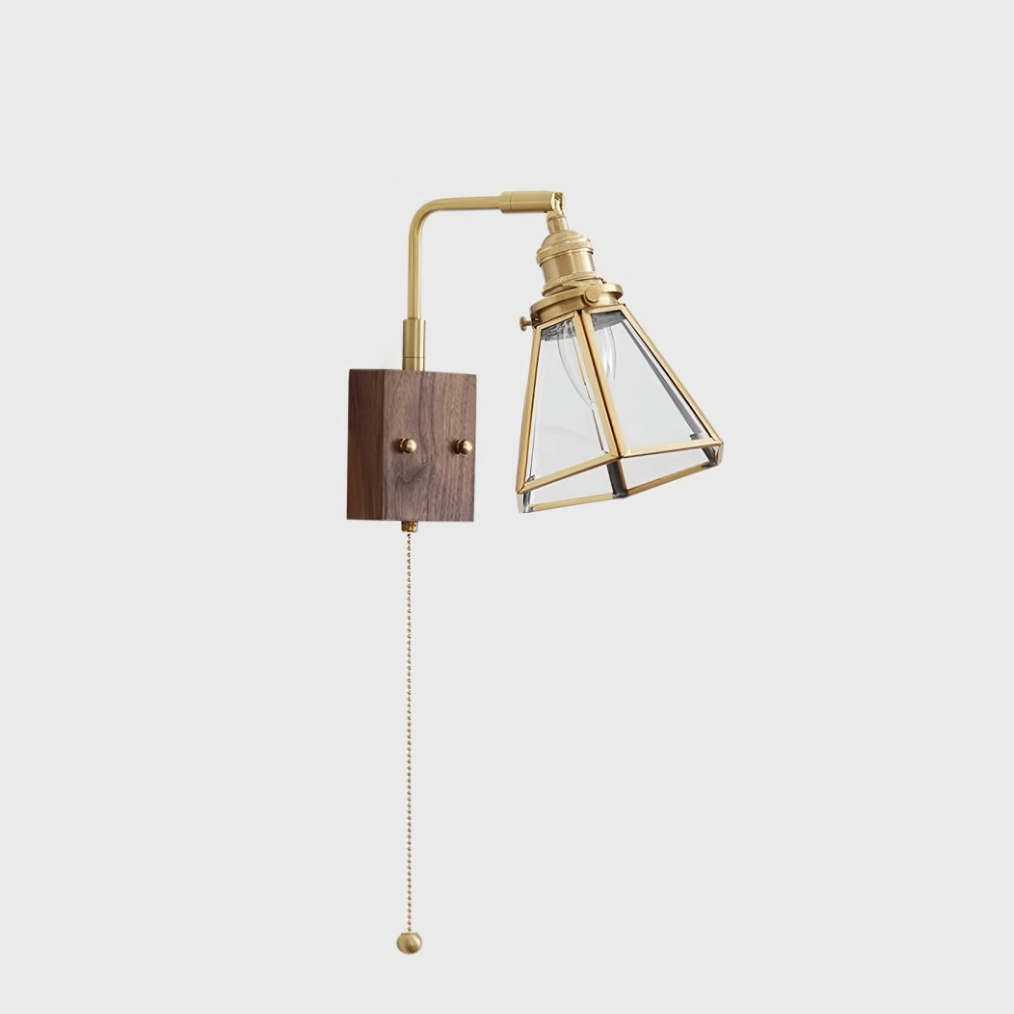 Simone Wall Lamp Floral Glass - Letslighting