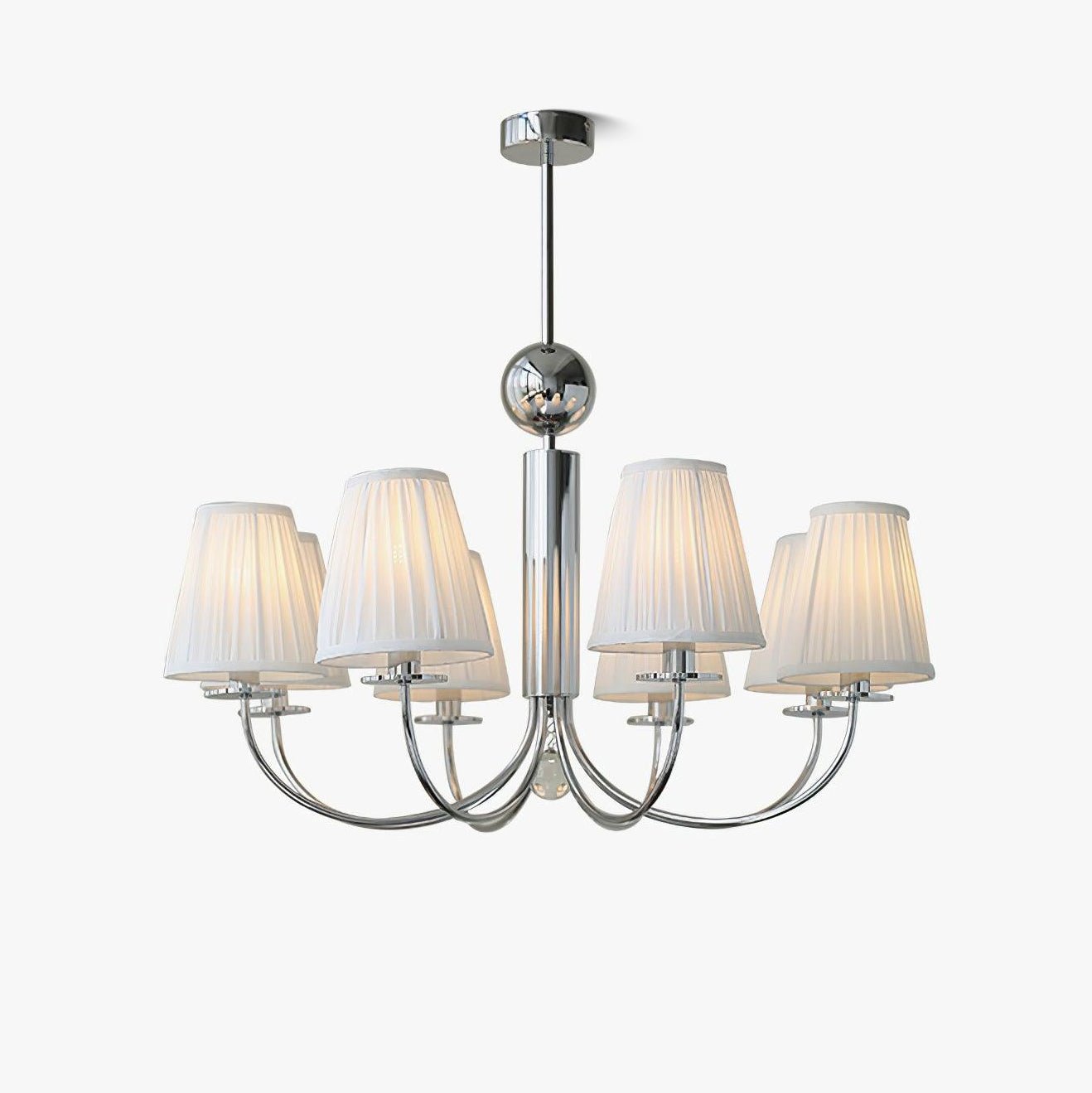 Glimmer Simplicity Chrome Chandelier - Letslighting