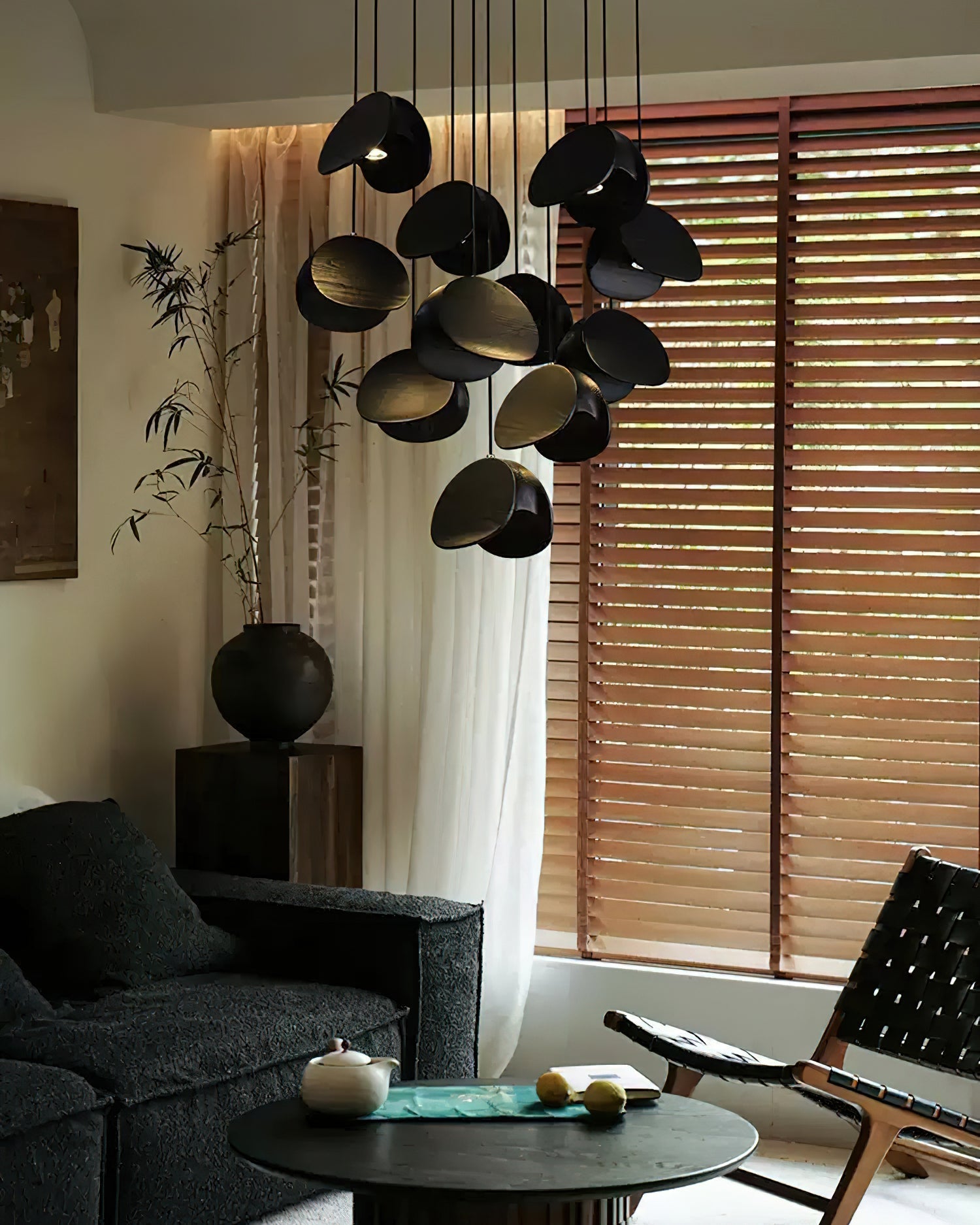 Elmiren Cluster Wood Pendant Light - Letslighting