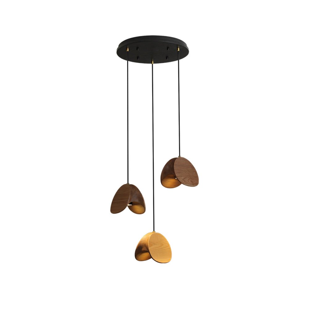 Elmiren Cluster Wood Pendant Light - Letslighting