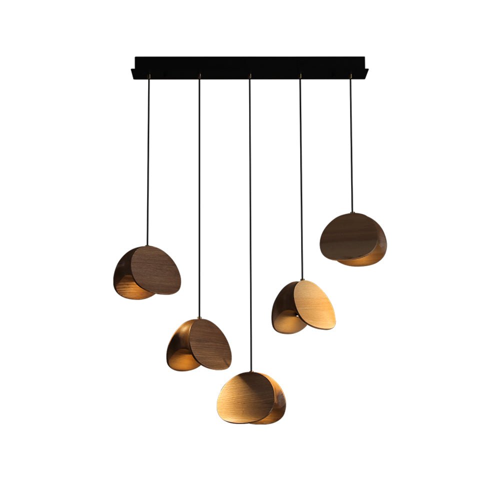 Elmiren Cluster Wood Pendant Light - Letslighting