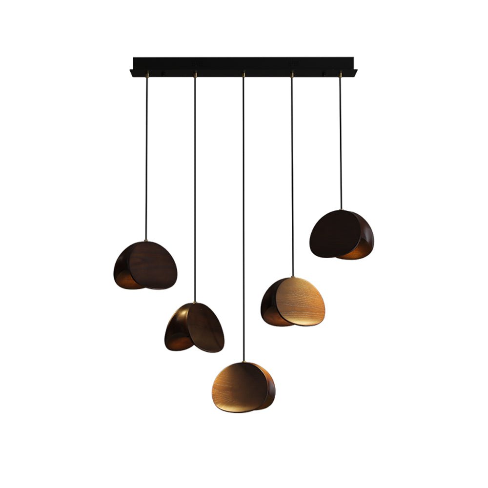 Elmiren Cluster Wood Pendant Light - Letslighting