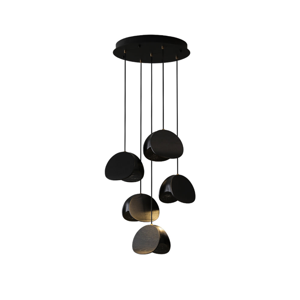 Elmiren Cluster Wood Pendant Light - Letslighting