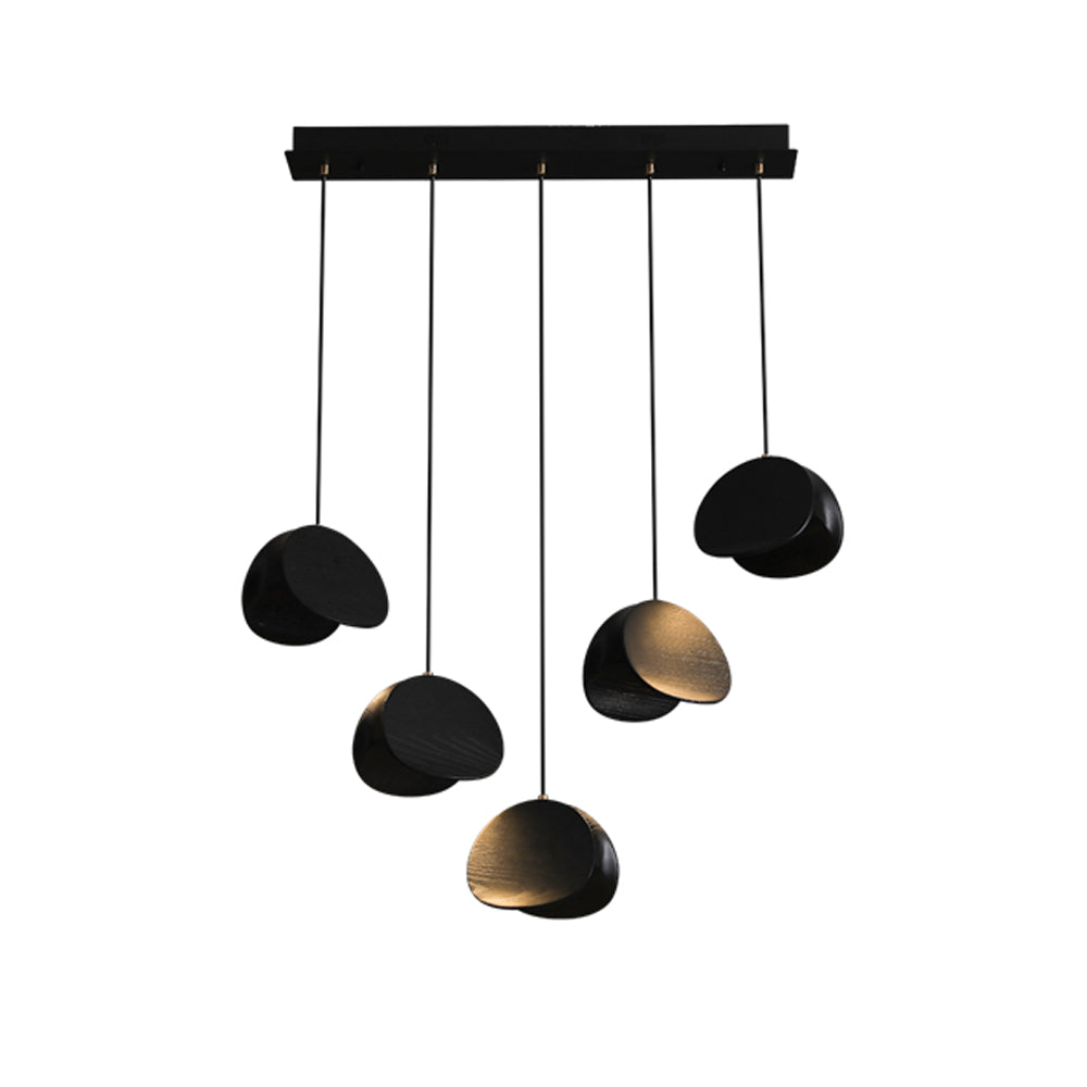 Elmiren Cluster Wood Pendant Light - Letslighting