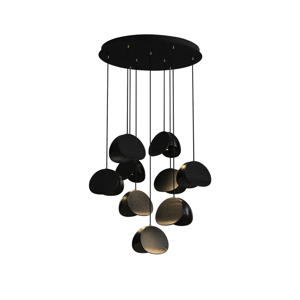 Elmiren Cluster Wood Pendant Light - Letslighting