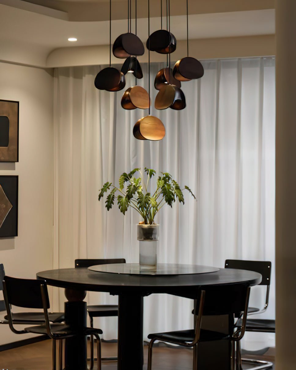 Elmiren Cluster Wood Pendant Light - Letslighting