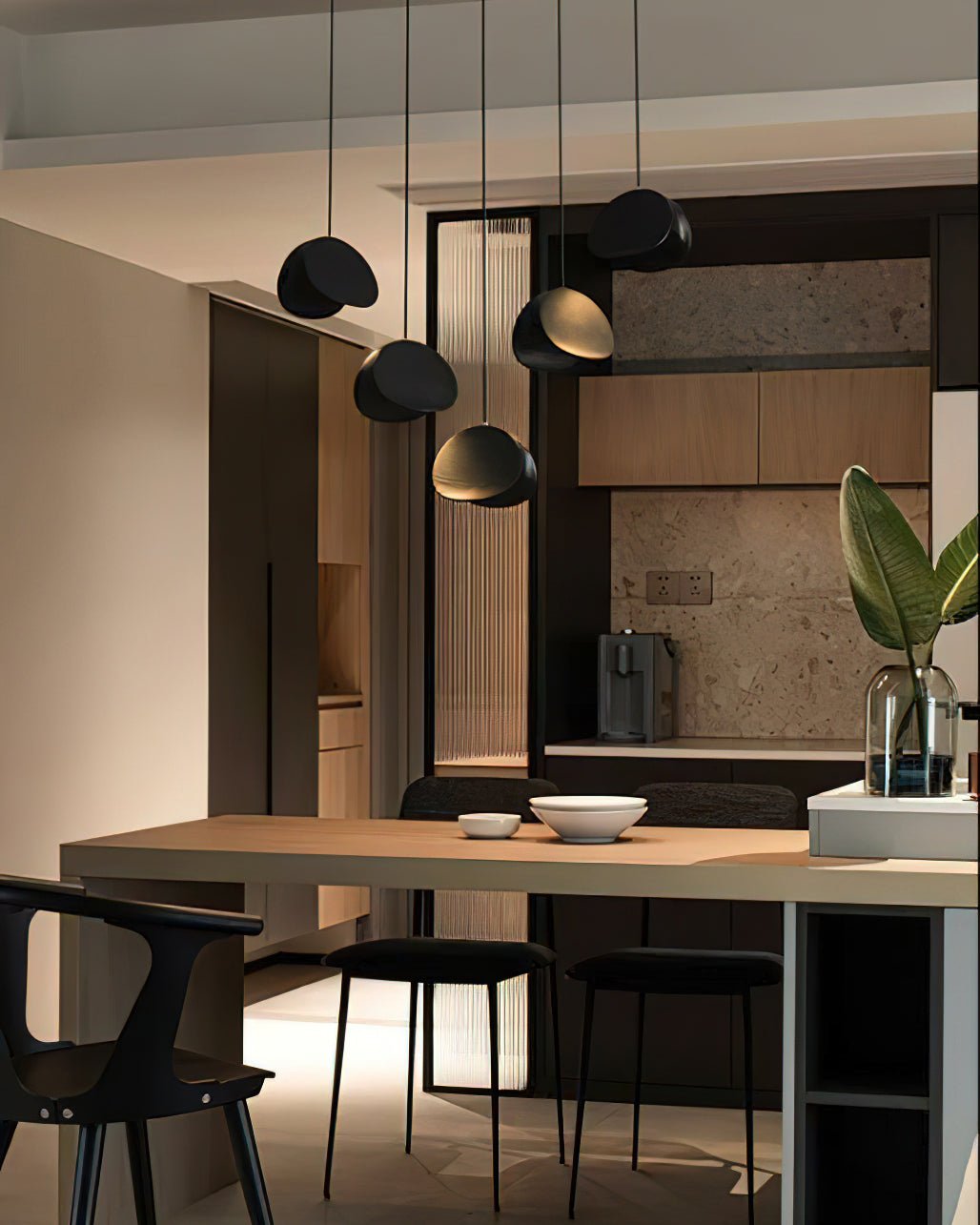 Elmiren Cluster Wood Pendant Light - Letslighting