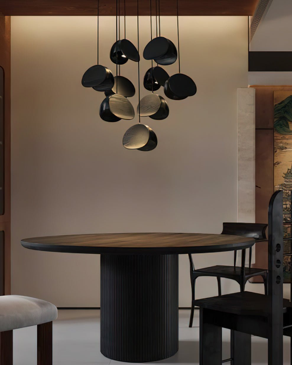 Elmiren Cluster Wood Pendant Light - Letslighting