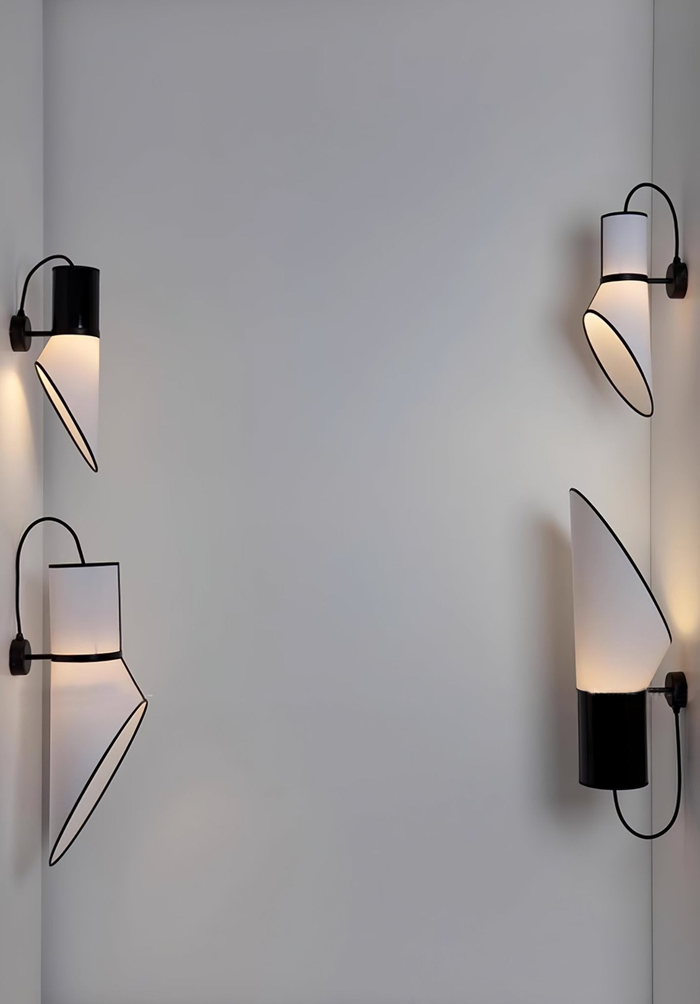 Sketch Modern Metal & Fabric Wall Light