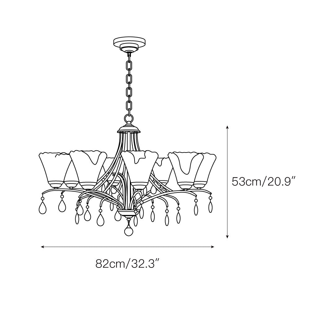 Nyshaiel Postmodern Luxury Crystal Chandelier - Letslighting