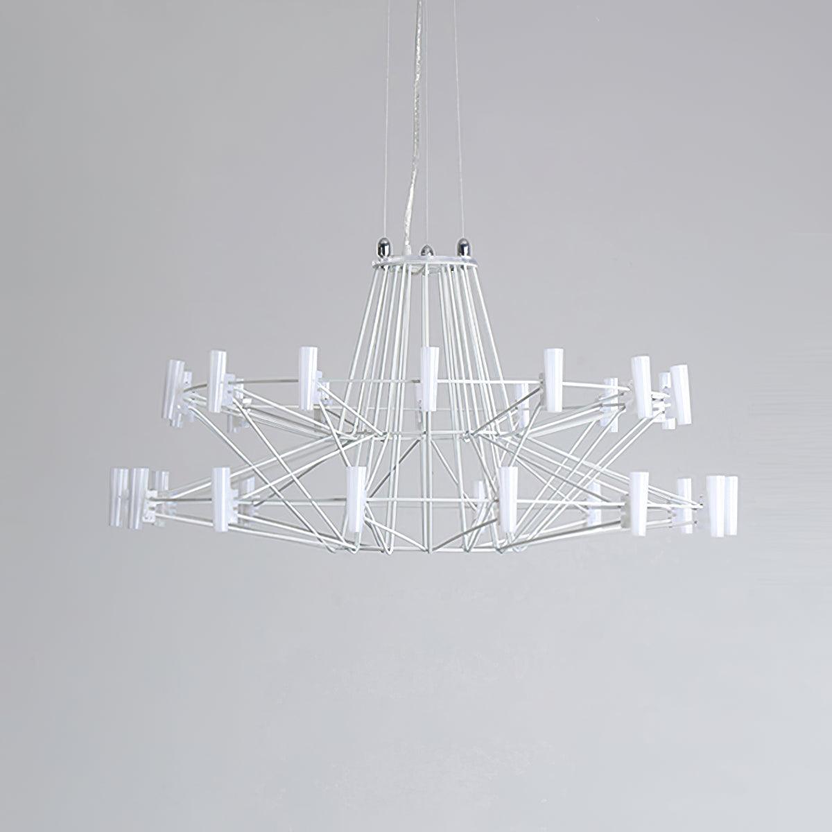 Lustra Chandelier Sky Ballet Stainless Steel Acrylic Modern - Letslighting