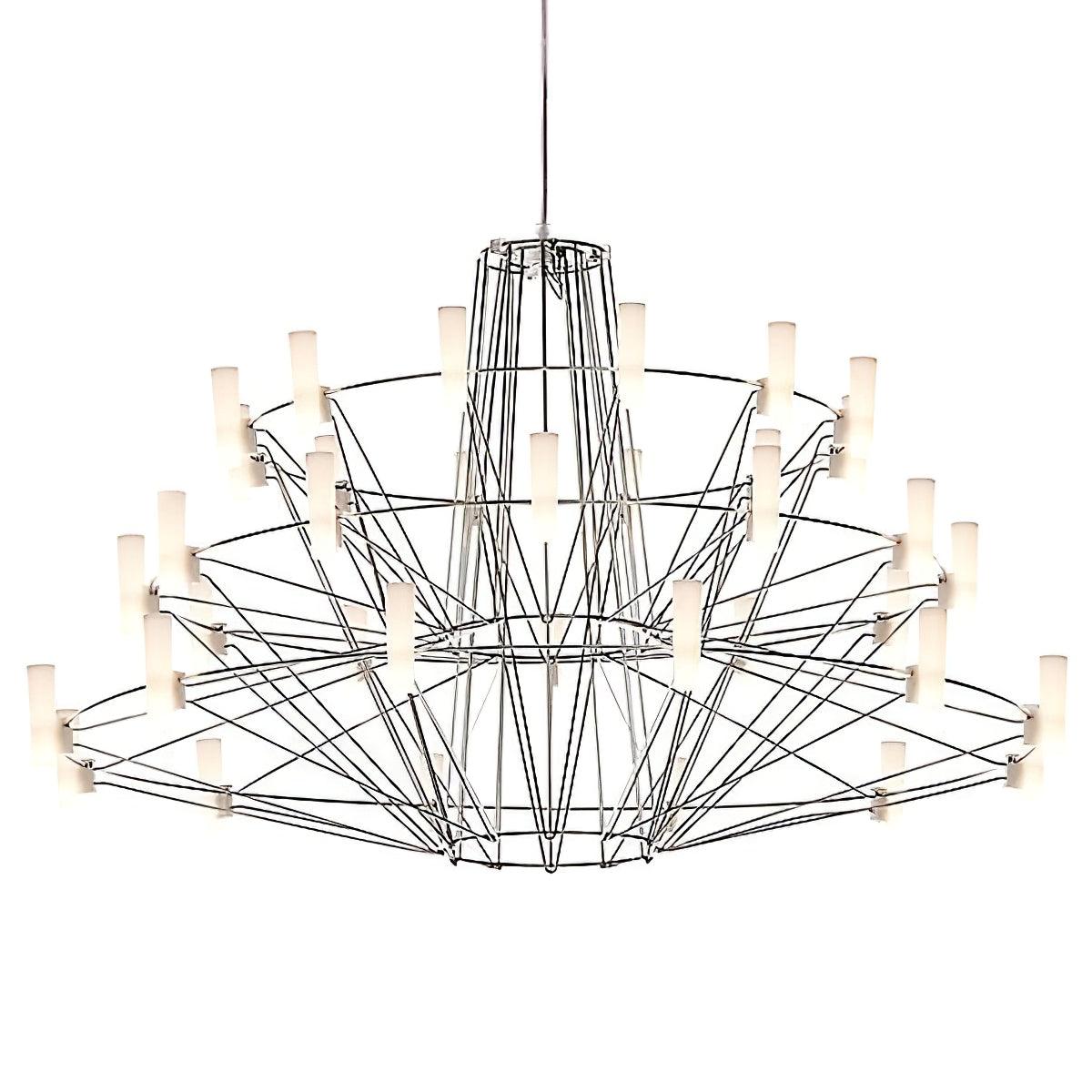 Lustra Chandelier Sky Ballet Stainless Steel Acrylic Modern - Letslighting