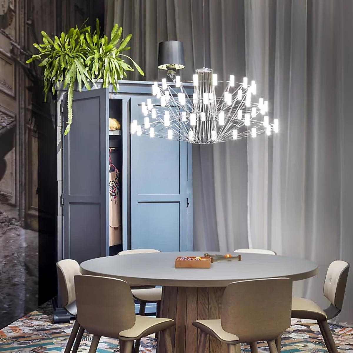 Lustra Chandelier Sky Ballet Stainless Steel Acrylic Modern - Letslighting