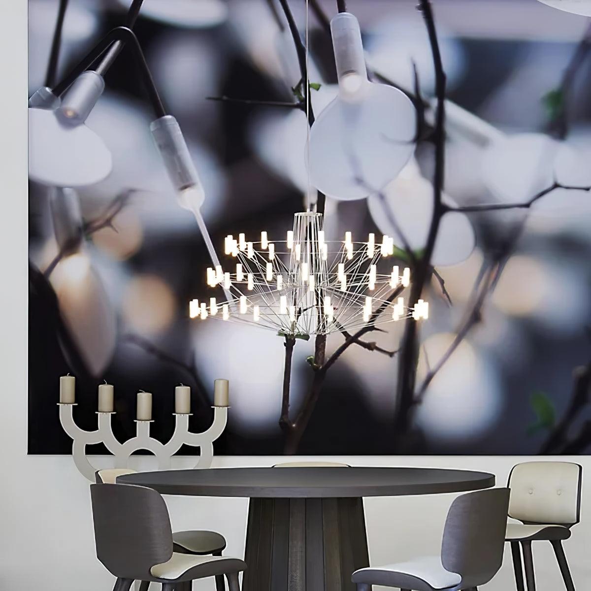 Lustra Chandelier Sky Ballet Stainless Steel Acrylic Modern - Letslighting
