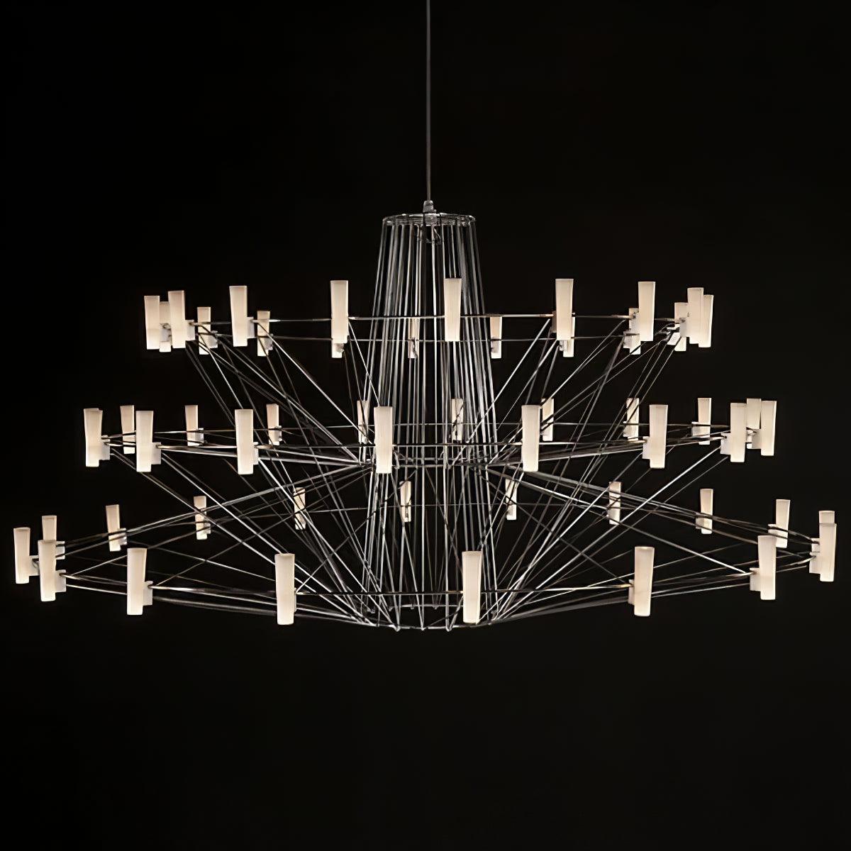 Lustra Chandelier Sky Ballet Stainless Steel Acrylic Modern - Letslighting