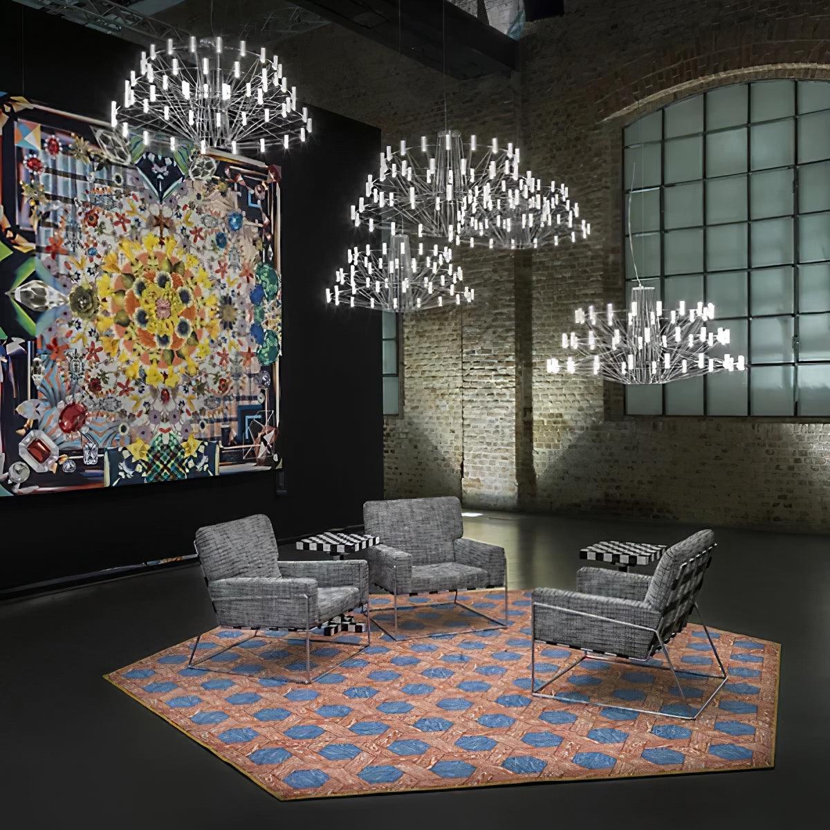 Lustra Chandelier Sky Ballet Stainless Steel Acrylic Modern - Letslighting