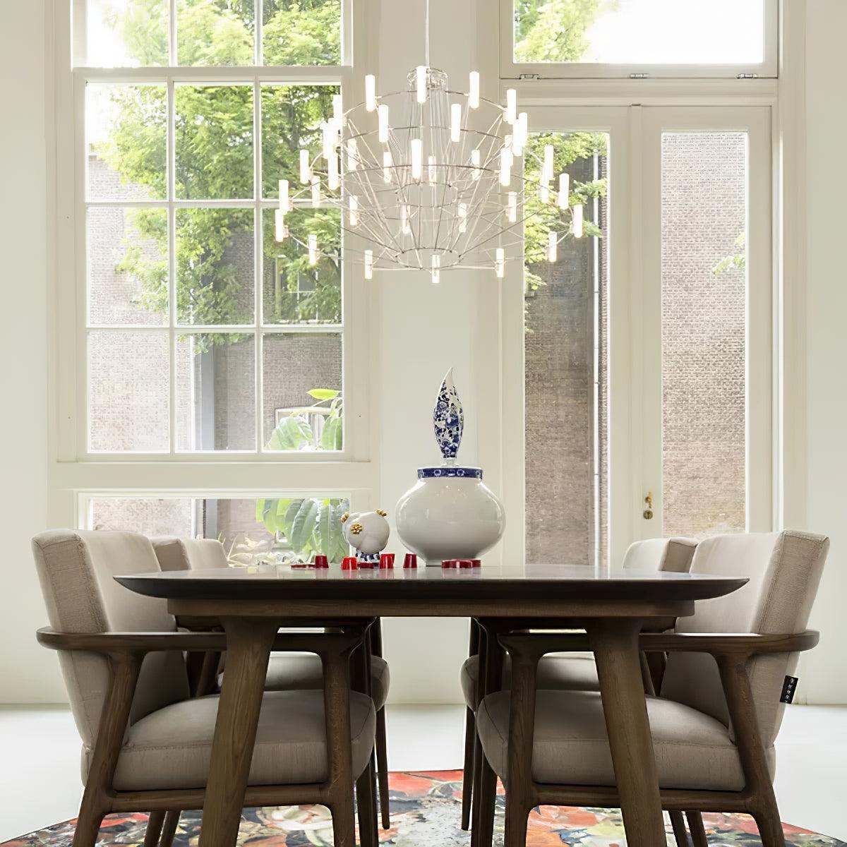 Lustra Chandelier Sky Ballet Stainless Steel Acrylic Modern - Letslighting