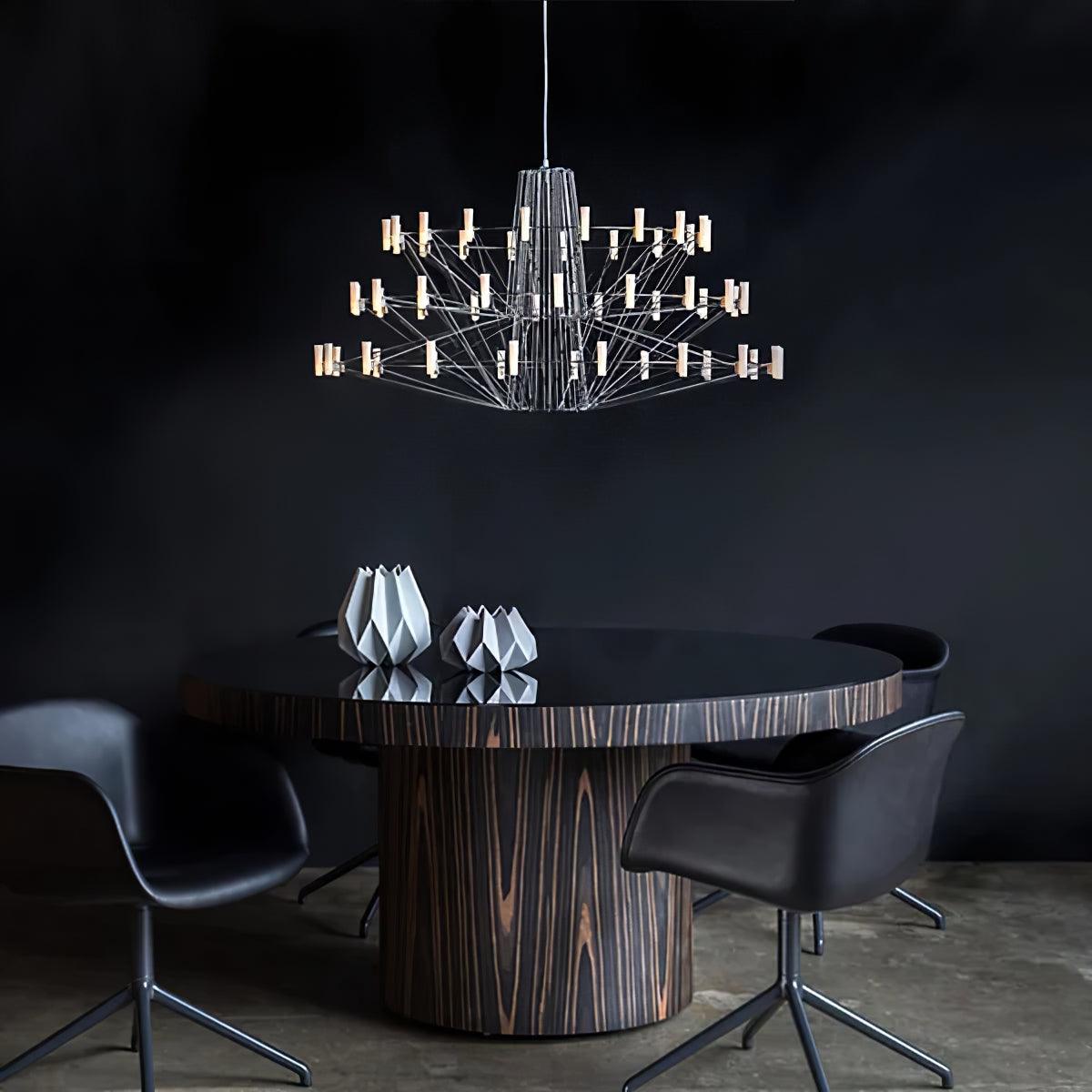 Lustra Chandelier Sky Ballet Stainless Steel Acrylic Modern - Letslighting