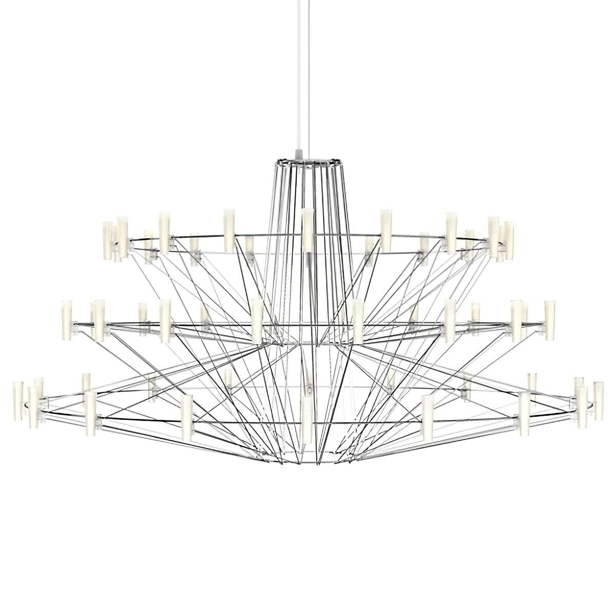 Lustra Chandelier Sky Ballet Stainless Steel Acrylic Modern - Letslighting