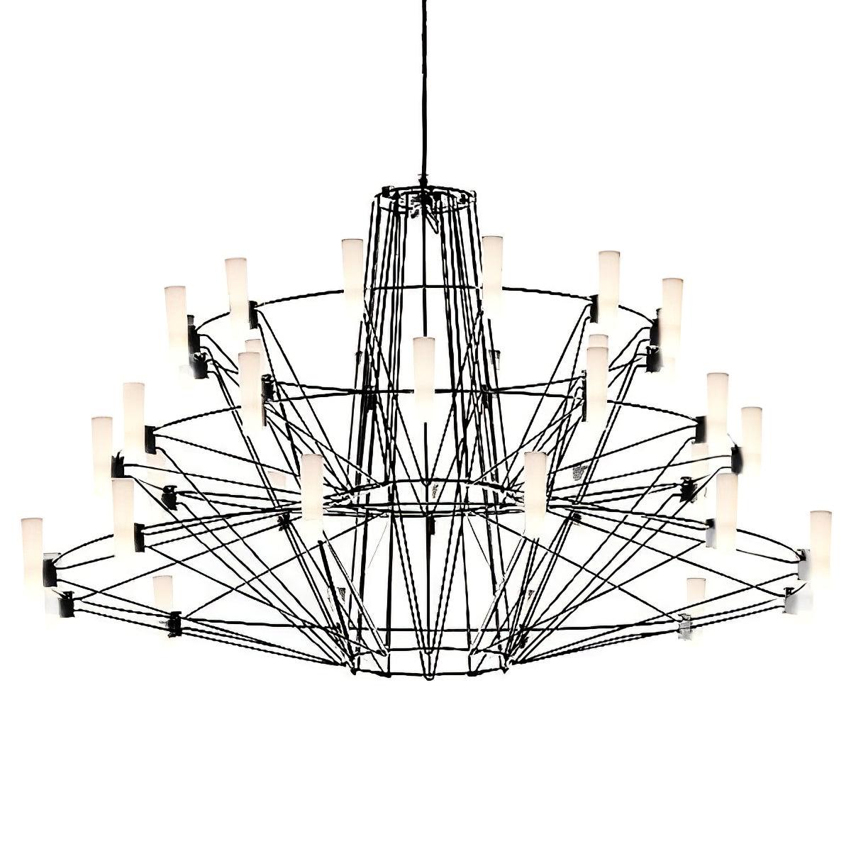 Lustra Chandelier Sky Ballet Stainless Steel Acrylic Modern - Letslighting